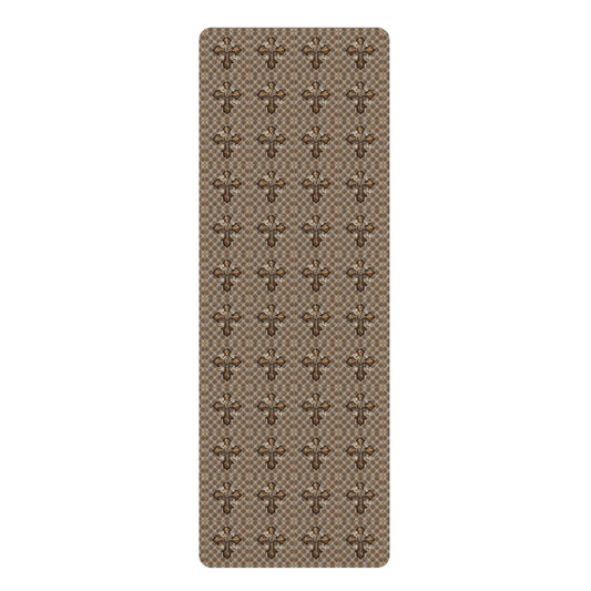 CHRIST RETURNED MEDITATION/Rubber Yoga Mat