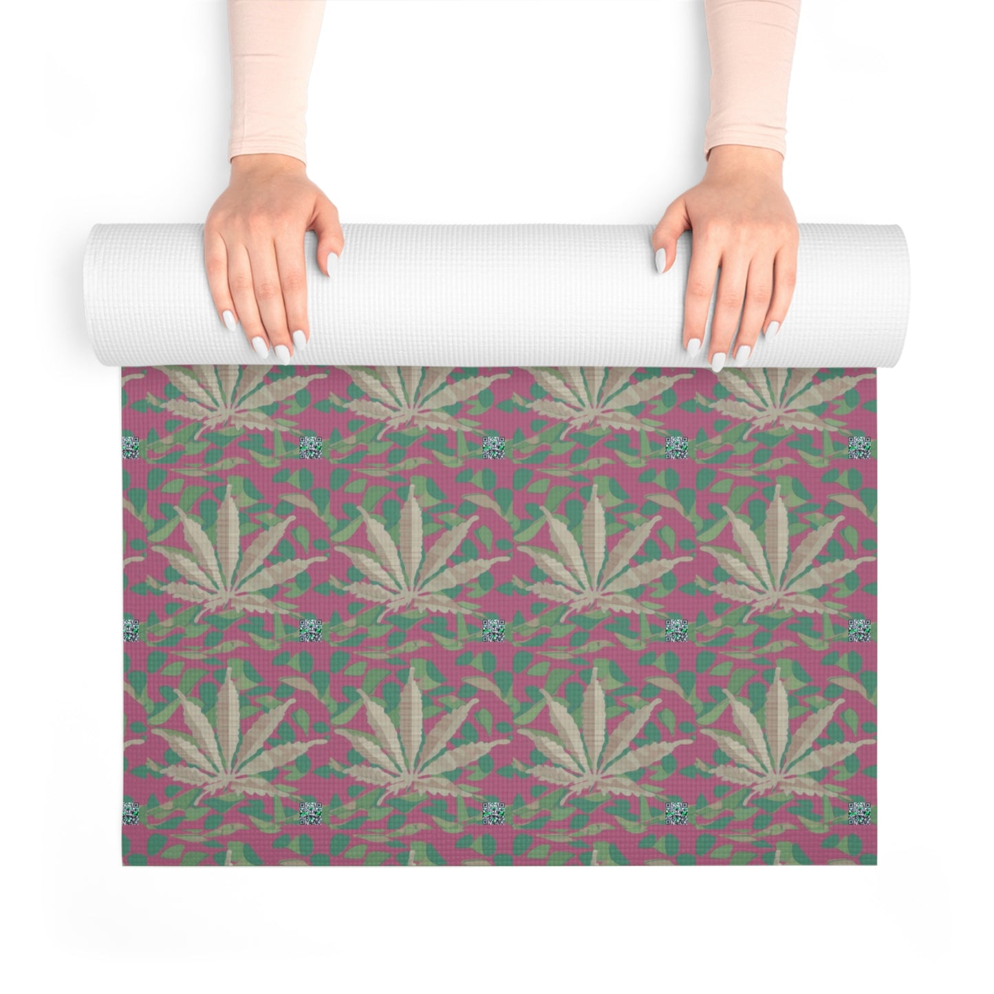 SAVED US CANNABIS CHRIST RETURNED MEDITATION/Foam Yoga Mat
