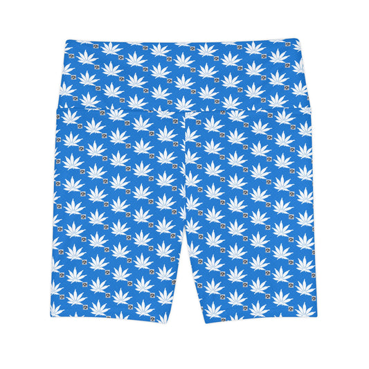 NEW Sapphire BLUE-ICE Infinite Universe Women's Workout Shorts — Activewear