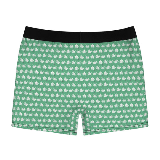 NEON GREEN SMOKE Infinite Universe Men's Boxer Briefs (AOP)