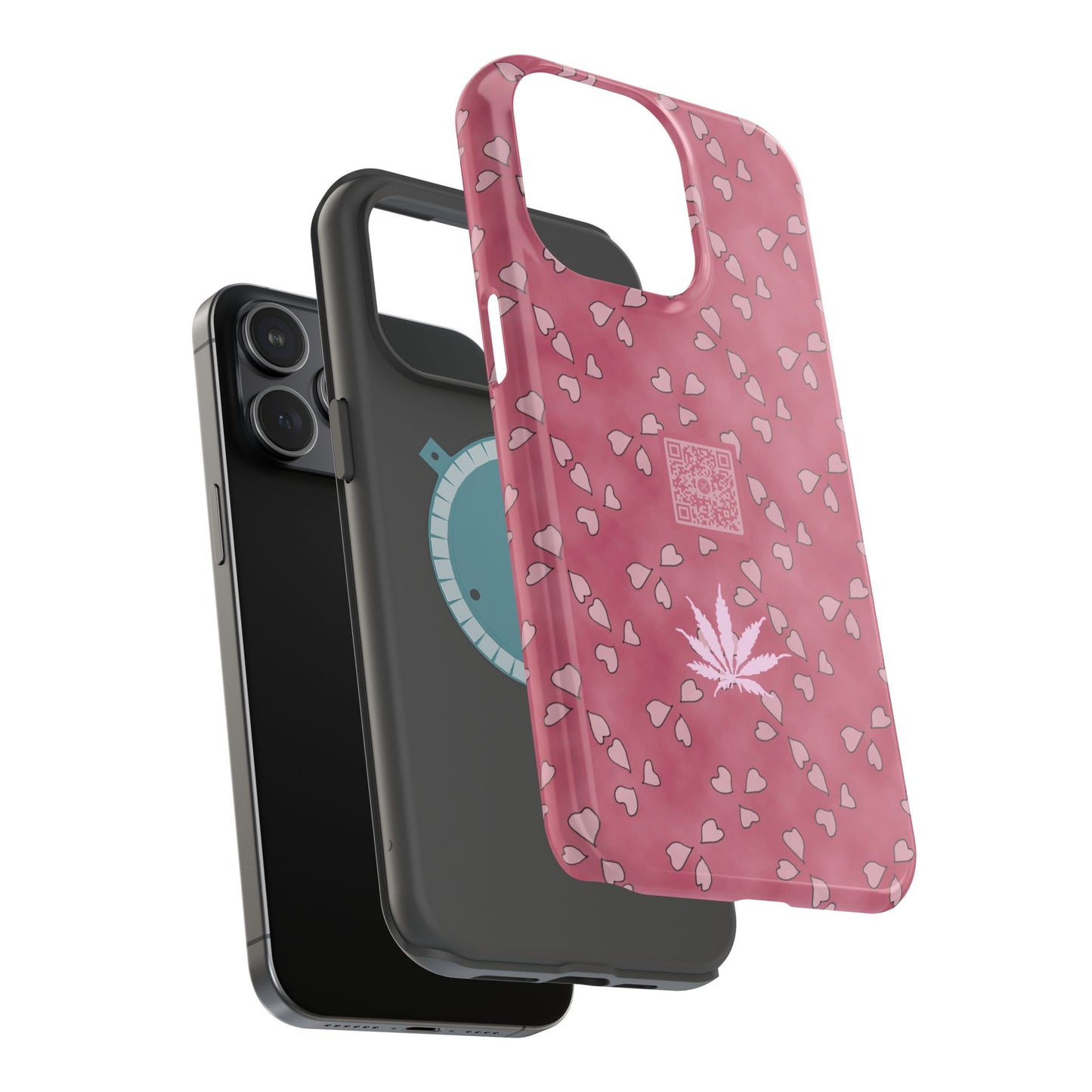 Pink XRP Romance Magnetic Tough Cases