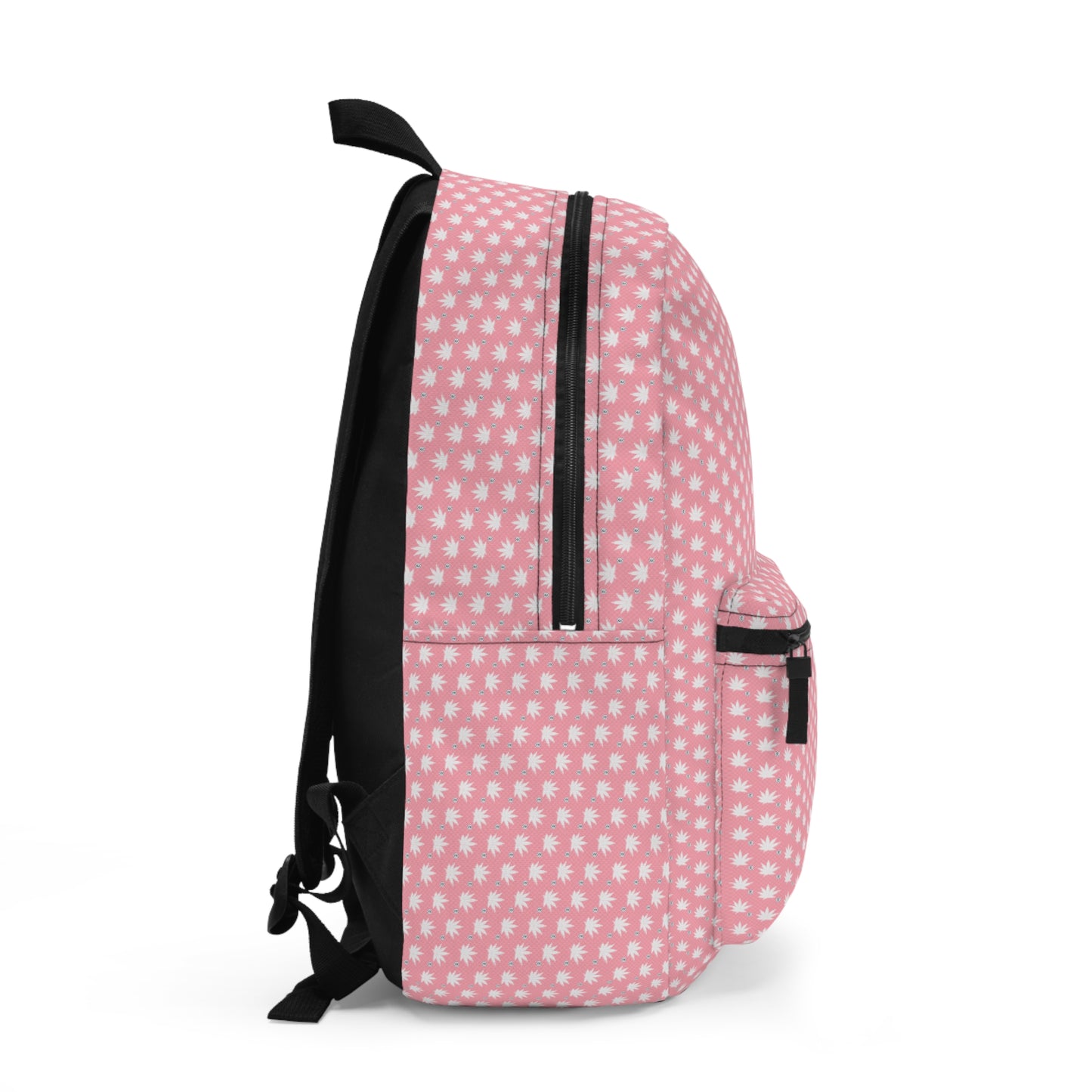 FROSTED BRIGHT TRUE PINK ICED DIAMOND Charming Pink Polka Dot Backpack