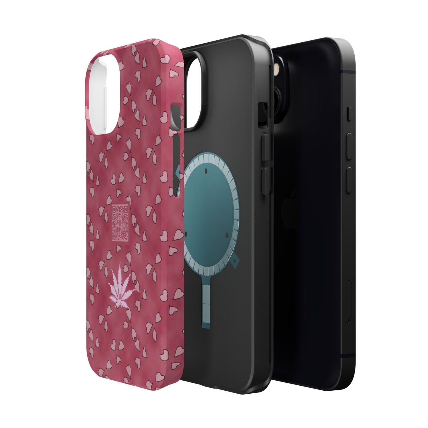 Pink XRP Romance Magnetic Tough Cases