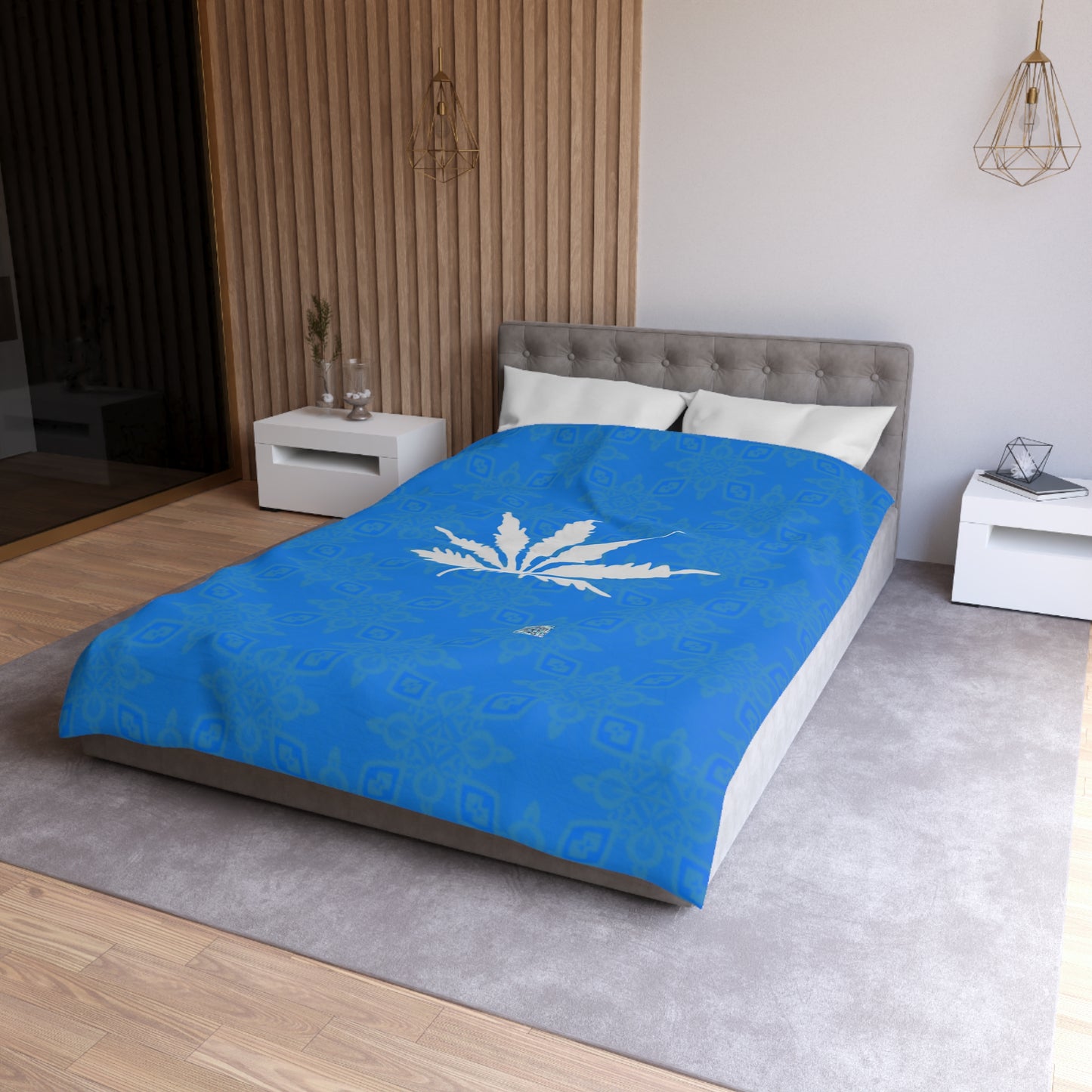 Sapphire BLUE-ICE Infinite Universe Microfiber Duvet Cover