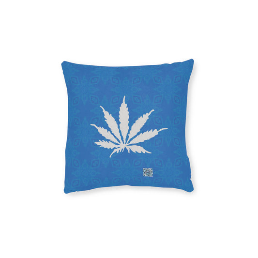 Sapphire BLUE-ICE Infinite Universe Square Pillow