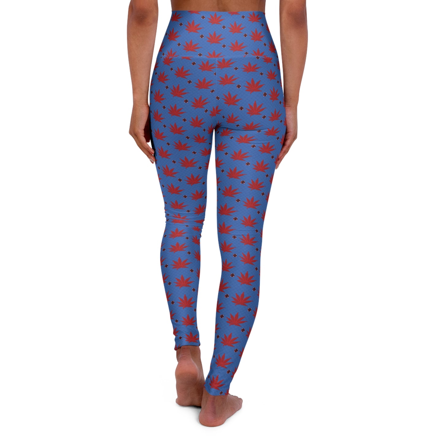 BLOOD STAR STRUCK Infinite Universe Yoga Leggings
