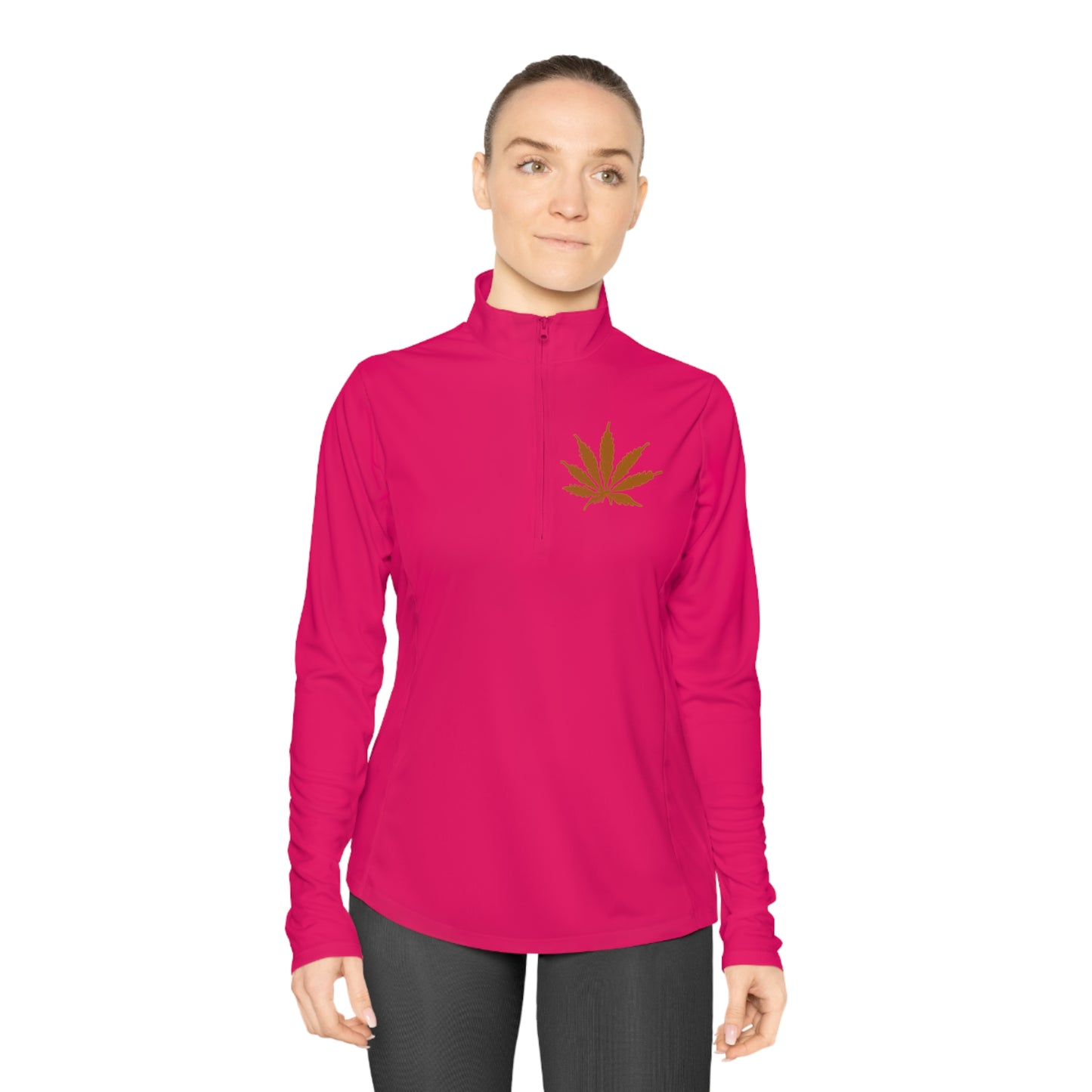 Luxurious Ladies Quarter-Zip Pullover