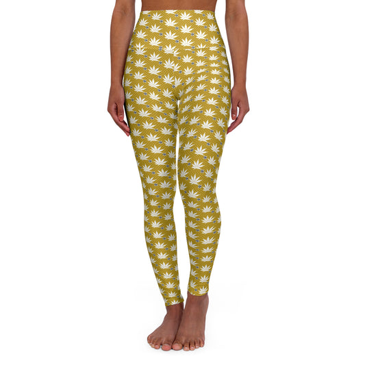 NEW GOLD ICED DIAMOND infinite Universe High-Waist Yoga Leggings