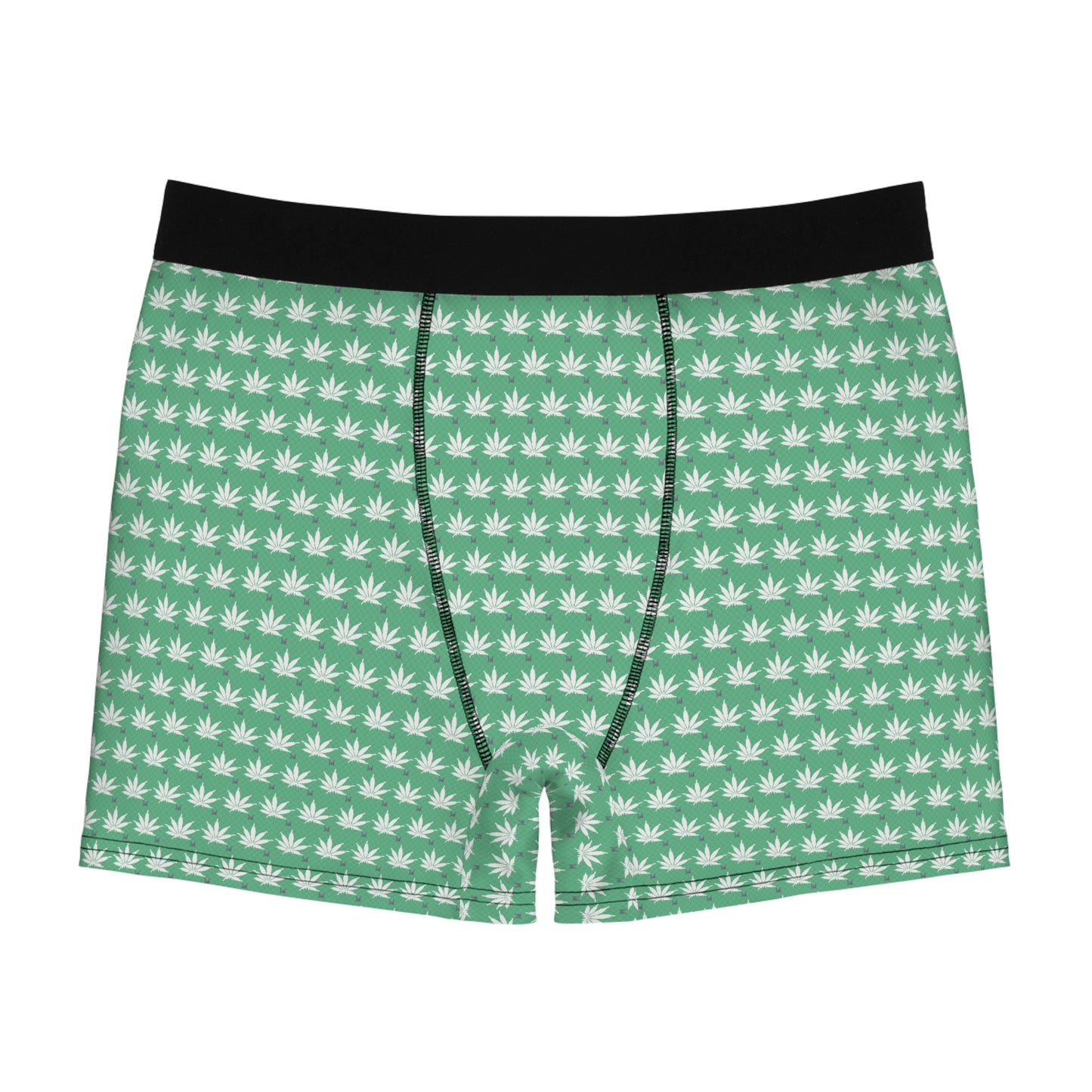 NEON GREEN SMOKE Infinite Universe Men's Boxer Briefs (AOP)
