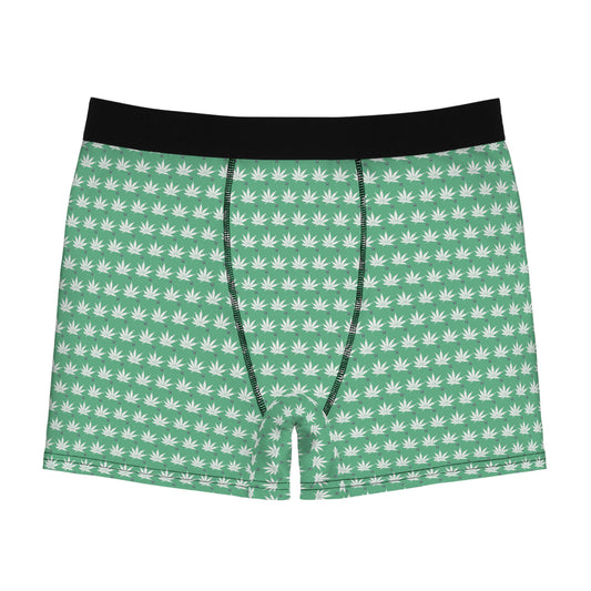 NEON GREEN SMOKE Infinite Universe Men's Boxer Briefs (AOP)