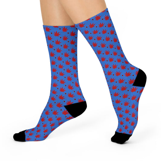 BLOOD STAR STRUCK Infinite Universe Colorful Leaf Print Cushioned Crew Socks for Comfort, Stylish Daily Wear, Perfect Gift for Fall Fashion, Cozy Home Essentials, Unique [...]