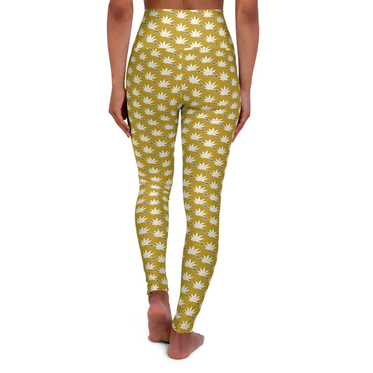 NEW GOLD ICED DIAMOND infinite Universe High-Waist Yoga Leggings