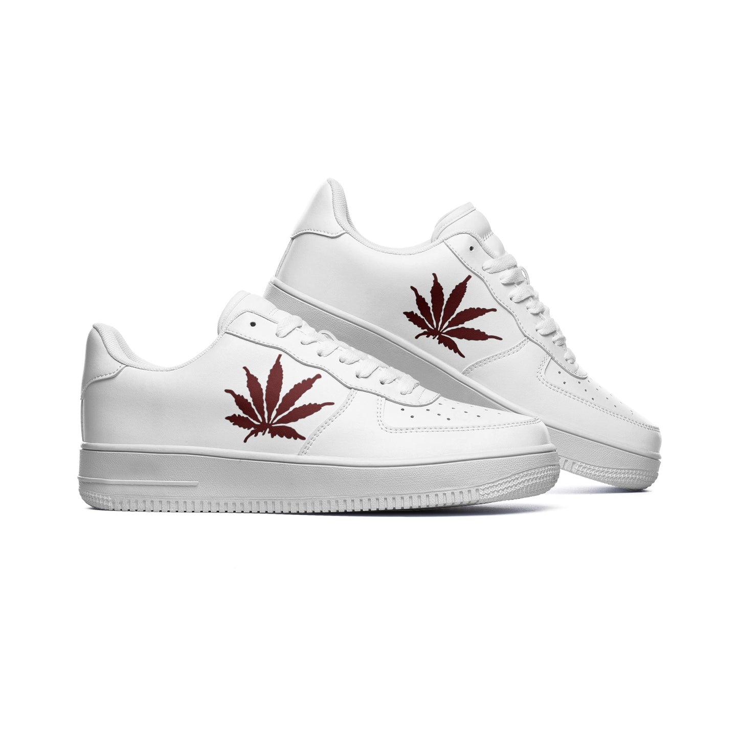 Sharp Infinite Universe Unisex Low Top Leather Sneakers