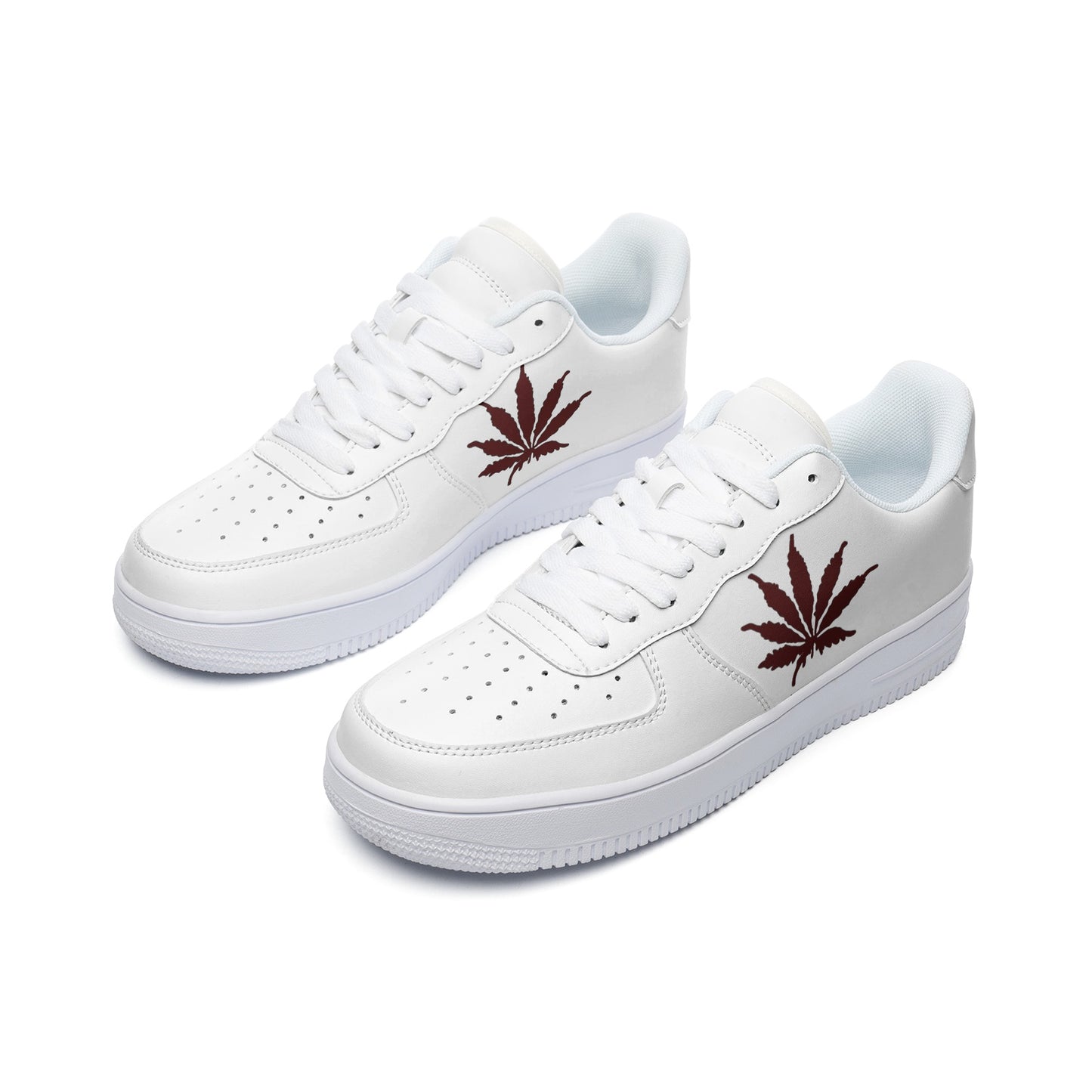 Sharp Infinite Universe Unisex Low Top Leather Sneakers