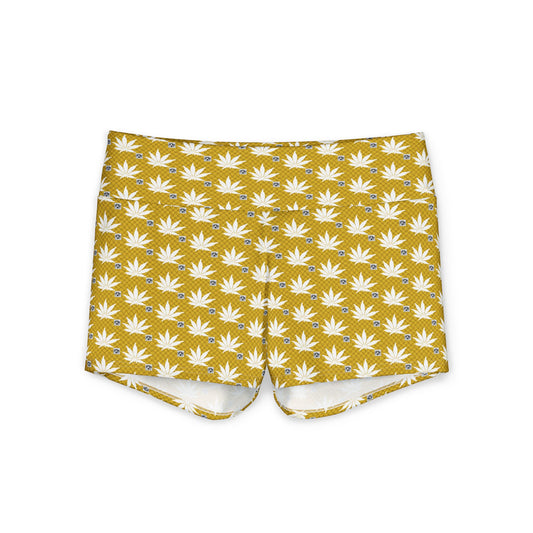 NEW GOLD ICED DIAMOND infinite Universe Women’s Yoga Shorts