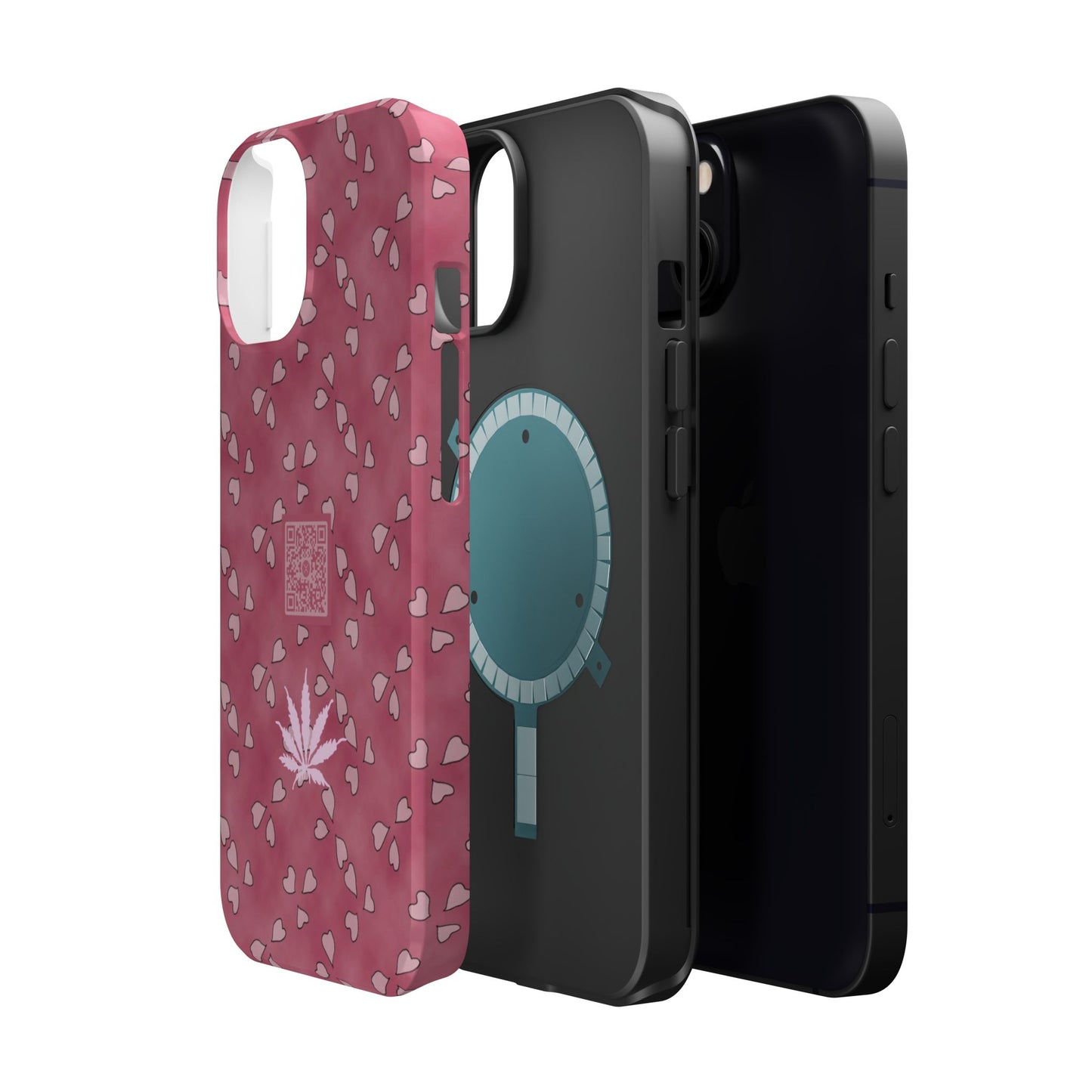 Pink XRP Romance Magnetic Tough Cases
