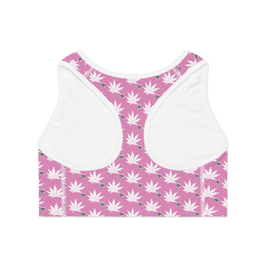 NEW PINK ICED DIAMOND Infinite Universe Sports Bra