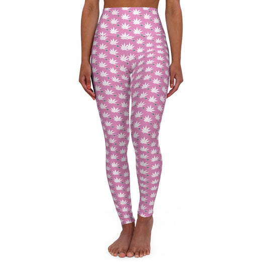 NEW PINK ICED DIAMOND Infinite Universe High-Waisted Yoga Leggings — Comfortable Workout Tights