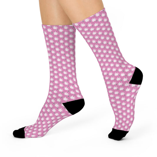 NEW PINK ICED DIAMOND Infinite Universe Crew Socks — Cushioned