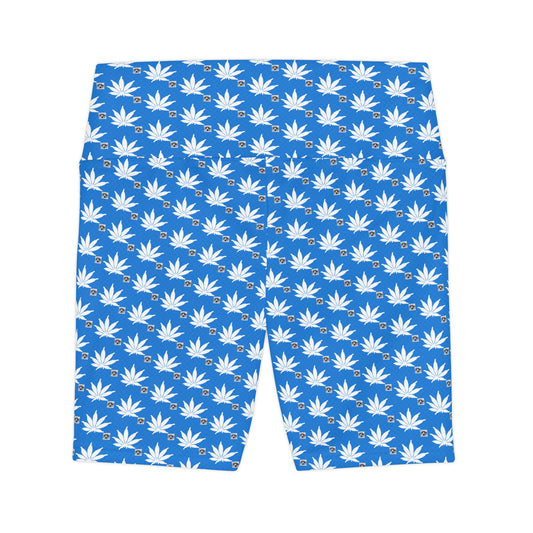 NEW Sapphire BLUE-ICE Infinite Universe Women's Workout Shorts — Activewear