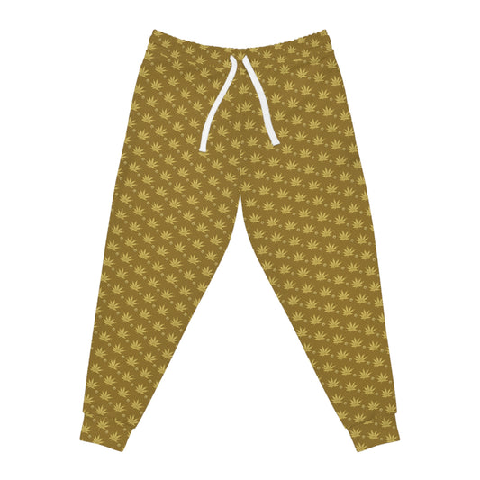 DOUBLE GOLD BANK FORTKNOXX Infinite Universe Leafy Pattern Athletic Joggers