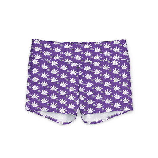 NEW FROSTED RICH ICED DIAMOND Infinite Universe Yoga Shorts — Women's High-Waist Activewear