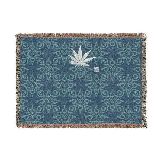 Sapphire BLUE-ICE Infinite Universe Woven Blanket
