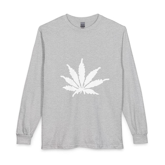 FROSTED Infinite Universe - Chill Vibes Unisex Long Sleeve T-Shirt with Leaf Design