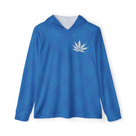 Sapphire BLUE-ICE Infinite Universe Men's Sports Warmup Hoodie (AOP)