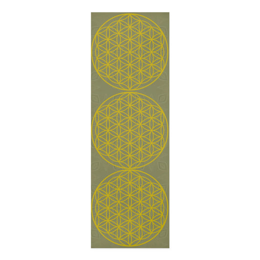 THREE GOLD STARS/CIRCLE OF LIFE/CHRIST RETURNED MEDITATION/Foam Yoga Mat