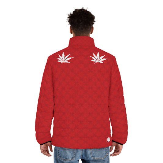 MOUSSAIEFF BLOOD FROST {BABY STAR FLAKE} Infinite Universe Men's Puffer Jacket (AOP)