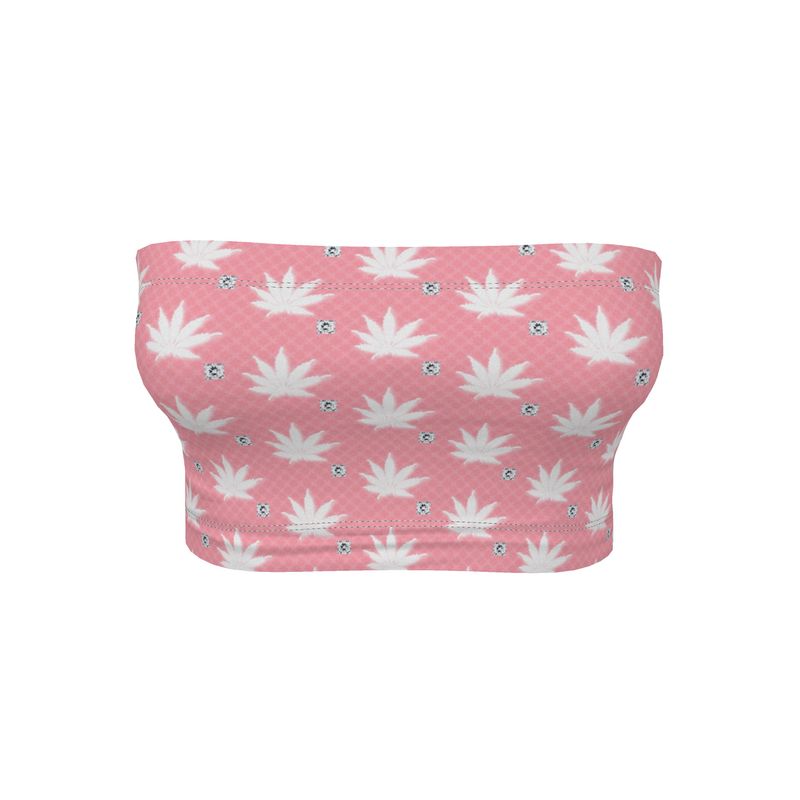 FROSTED BRIGHT TRUE PINK ICED DIAMOND Boob Tube