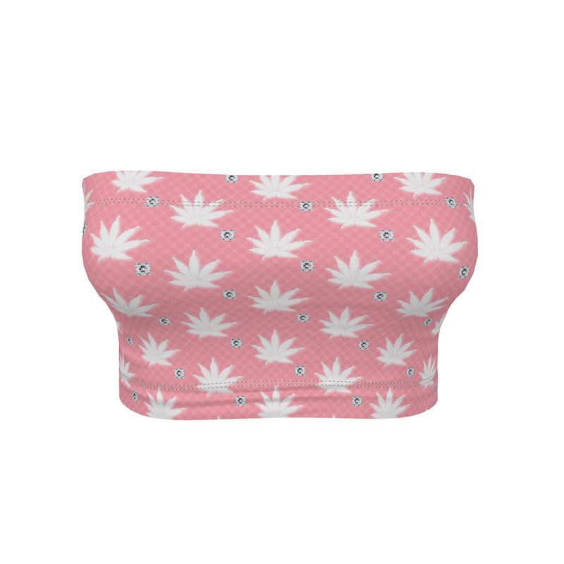 FROSTED BRIGHT TRUE PINK ICED DIAMOND Boob Tube