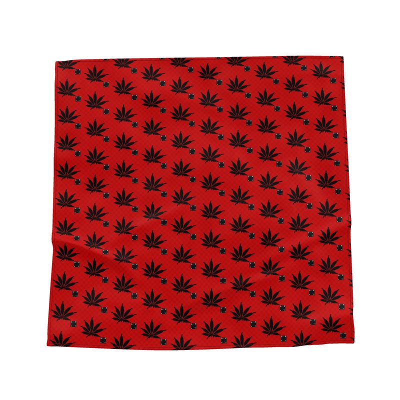 Black on Red Infinite Universe Bandana