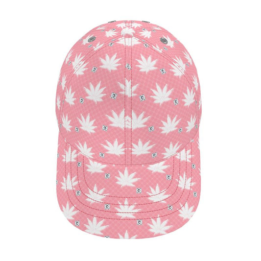 FROSTED BRIGHT TRUE PINK ICED DIAMOND Infinite Universe Baseball Cap