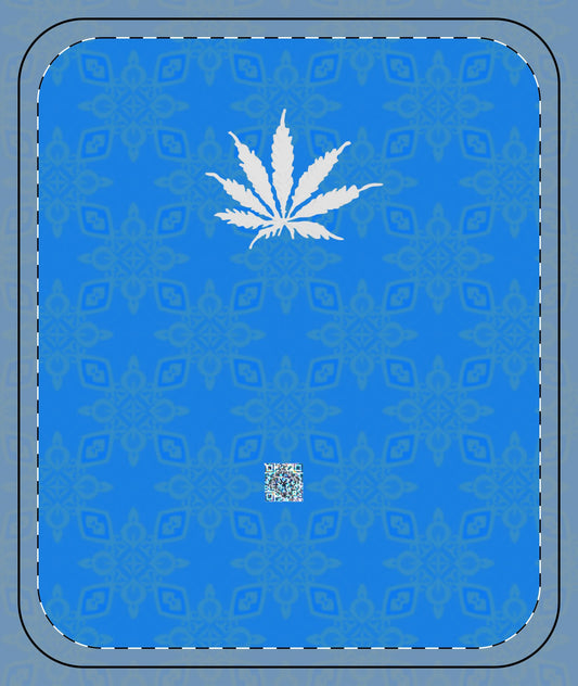 Sapphire BLUE-ICE Infinite Universe Sherpa Blankets