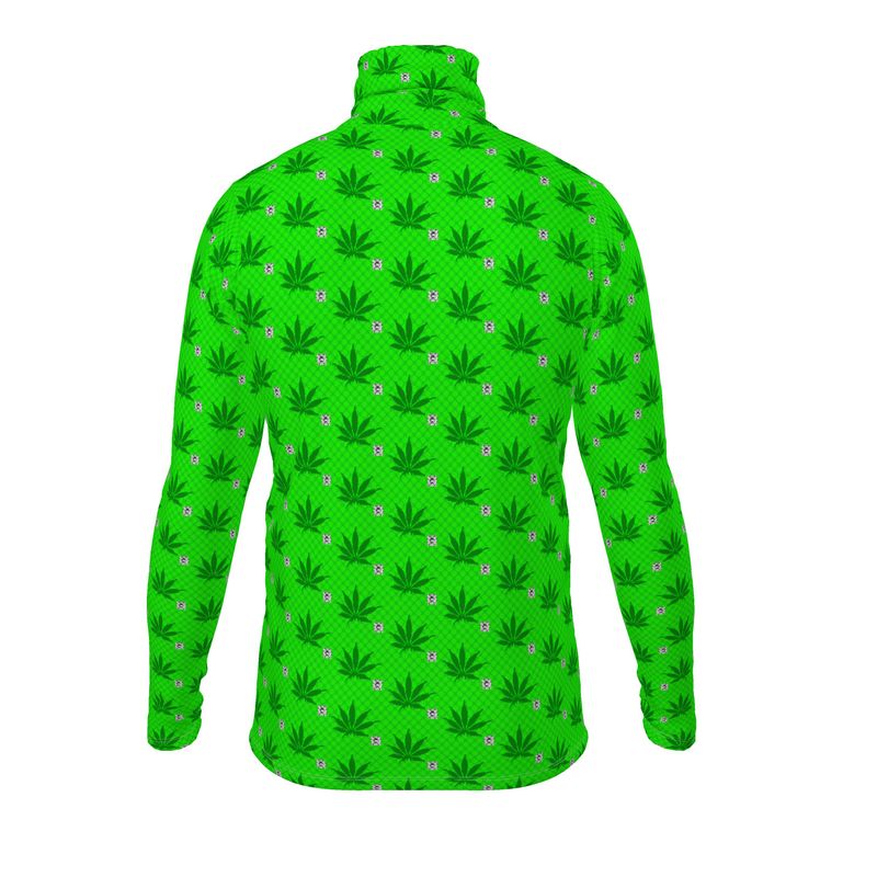 GREEN SMOKE Infinite Universe Mens slim fit roll neck