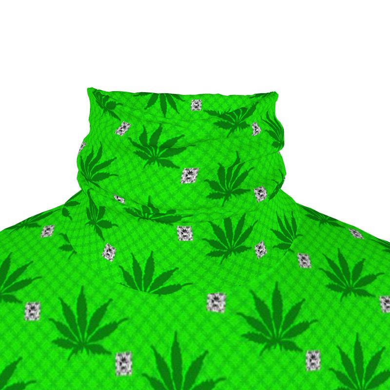 GREEN SMOKE Infinite Universe Mens slim fit roll neck