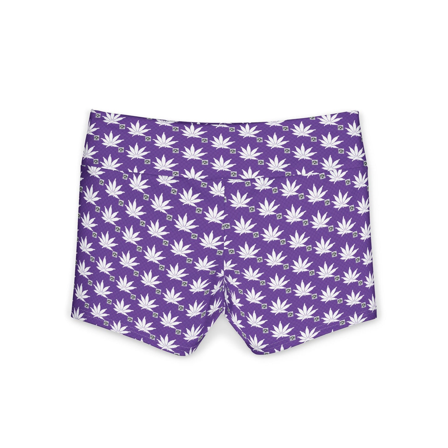 NEW FROSTED RICH ICED DIAMOND Infinite Universe Yoga Shorts — Women's High-Waist Activewear