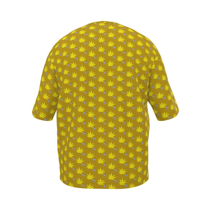 GOLD ICED DIAMOND Infinite Universe Mens Oversized T-Shirt