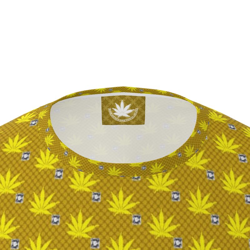GOLD ICED DIAMOND Infinite Universe Mens Oversized T-Shirt