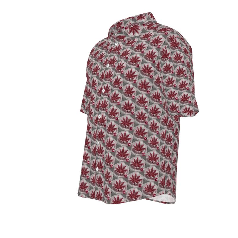 CREAME BLOOD THIRST RUBY RED ICED DIAMOND IU Mens Short Sleeve Shirt