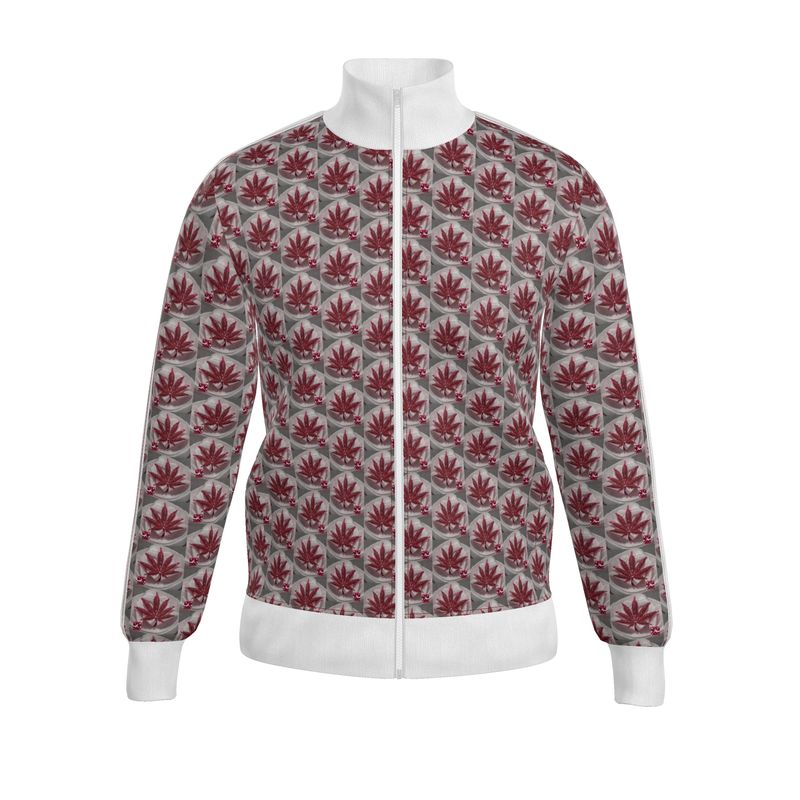 CREAME BLOOD THIRST RUBY RED ICED DIAMOND IU Mens Tracksuit Jacket