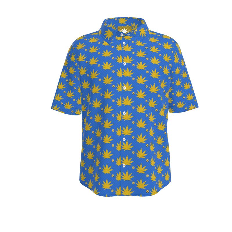 GOLD FORT KNOXX STAR STRUCK ICED DIAMOND IU Mens Short Sleeve Shirt