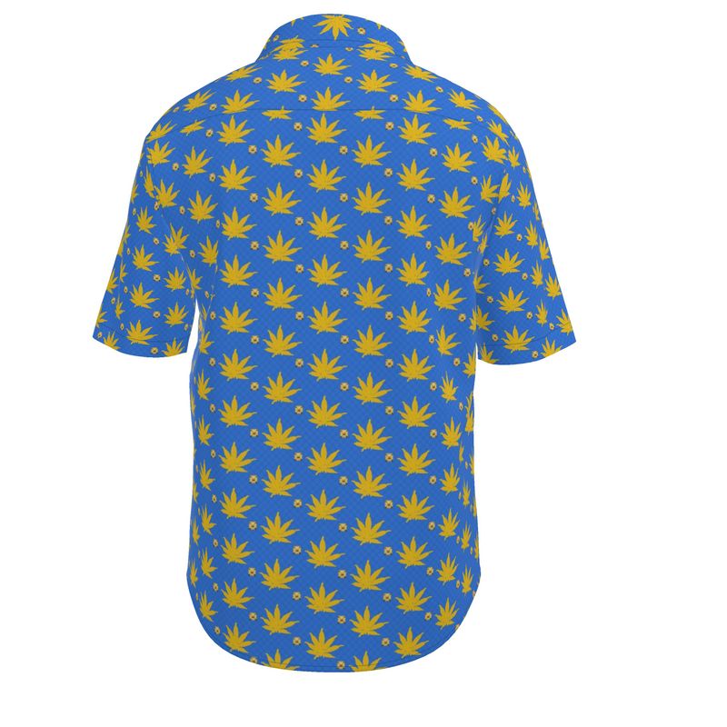 GOLD FORT KNOXX STAR STRUCK ICED DIAMOND IU Mens Short Sleeve Shirt