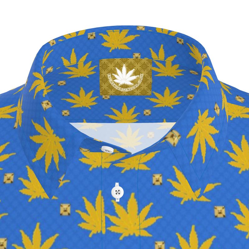 GOLD FORT KNOXX STAR STRUCK ICED DIAMOND IU Mens Short Sleeve Shirt