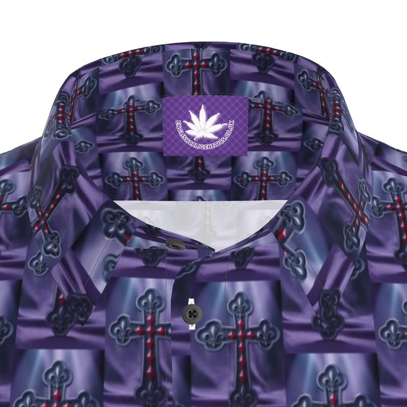 RICH CROSS Infinite Universe Mens Short Sleeve Shirt