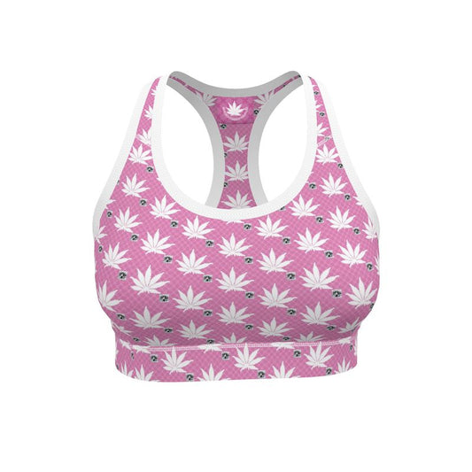 NEW PINK ICED DIAMOND Infinite Universe Sports Bra
