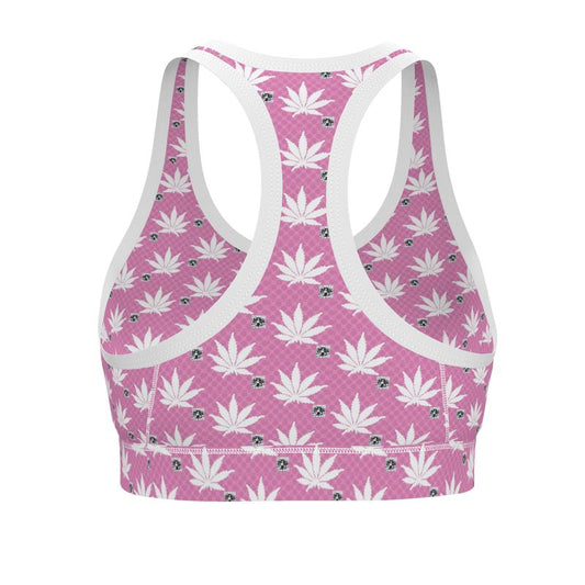 NEW PINK ICED DIAMOND Infinite Universe Sports Bra