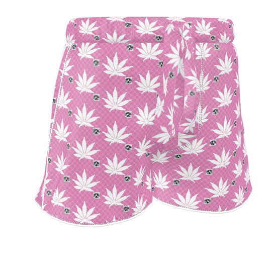 NEW PINK ICED DIAMOND Infinite Universe Womens Luxury Pyjama Shorts
